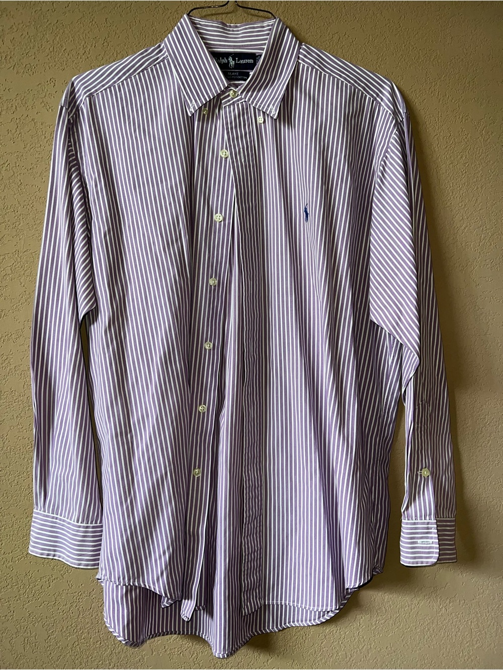 Polo by Ralph Lauren Men's Purple Stripe Button-Down Shirt